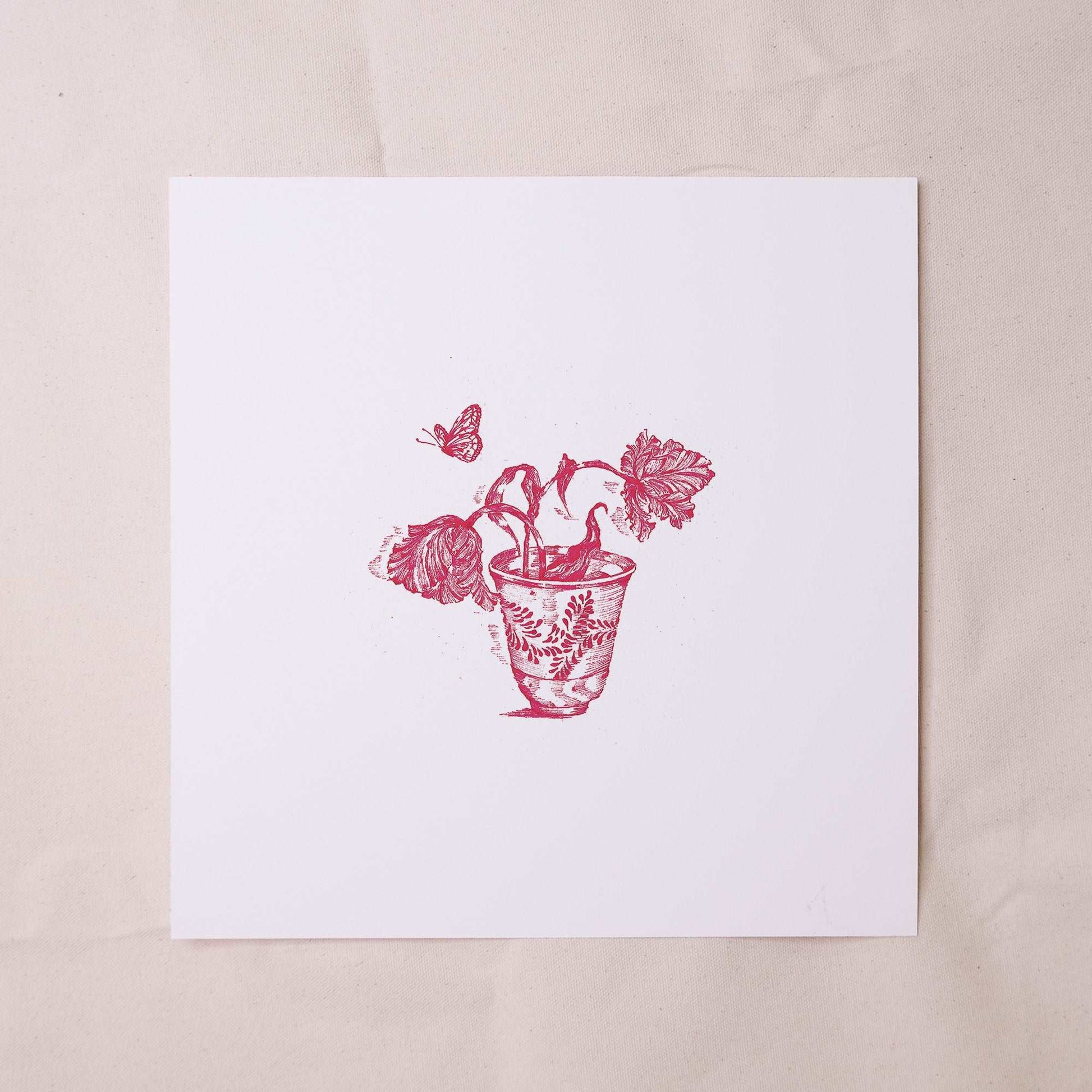 Memento Mori Botanical Print