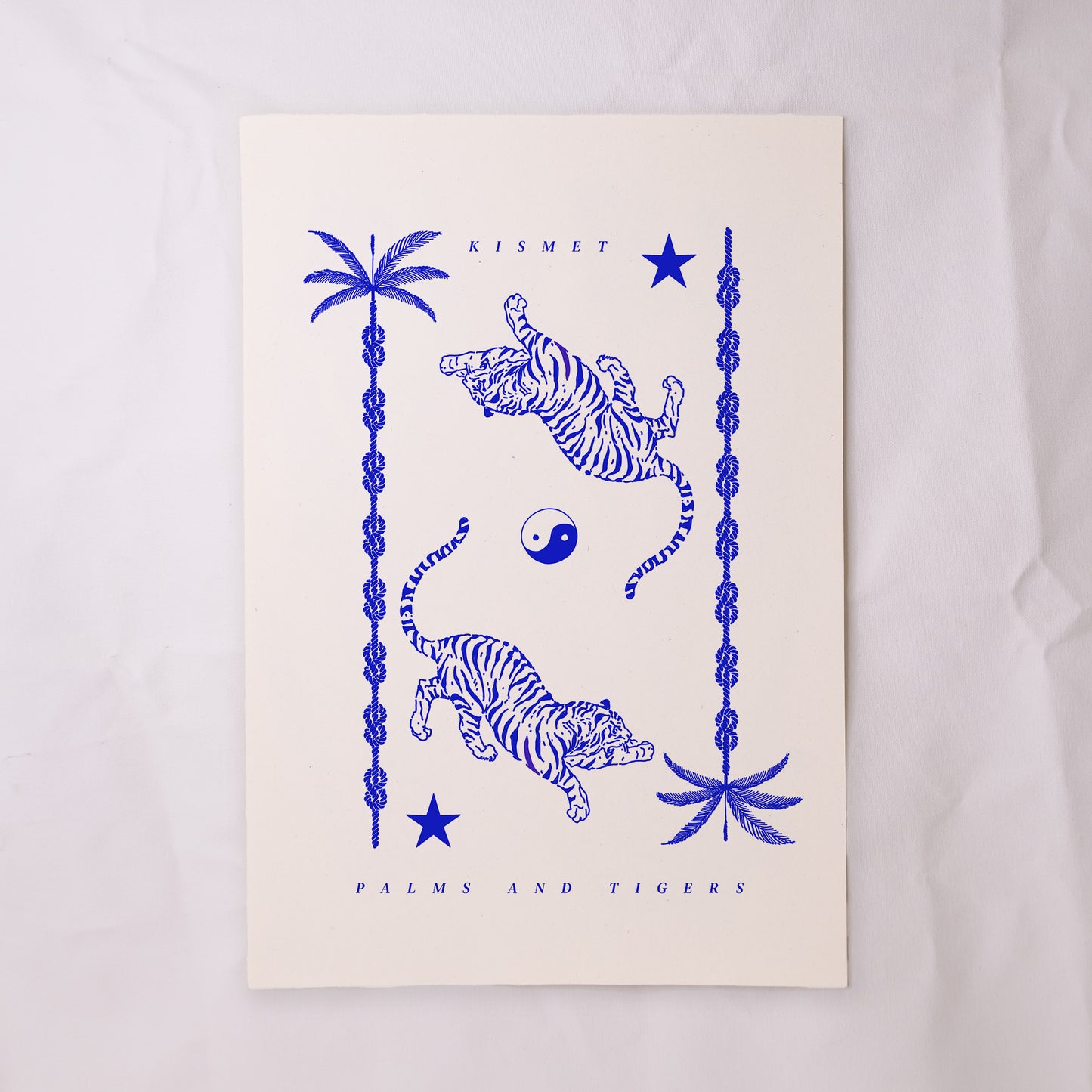 Kismet Tigers Print- Blue