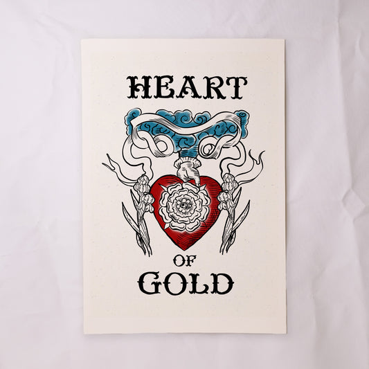 Heart of Gold Print