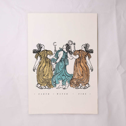 The Three Elements Print