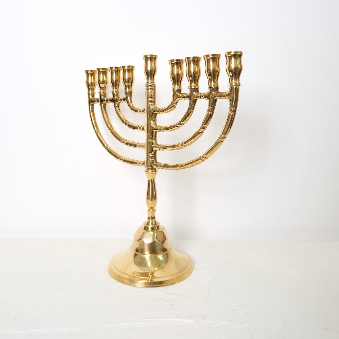 חנוכיה חרוזים | נחושת