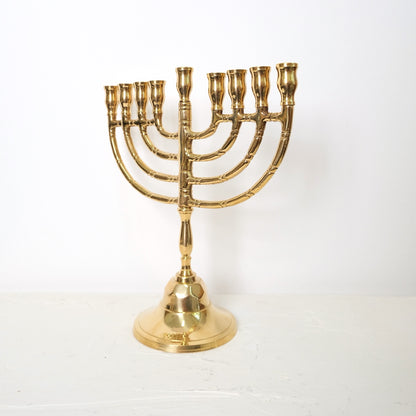 חנוכיה חרוזים | נחושת