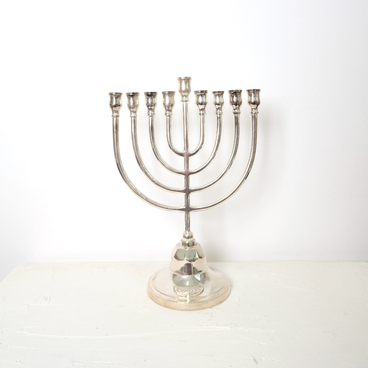 חנוכיה צינורות | ציפוי כסף