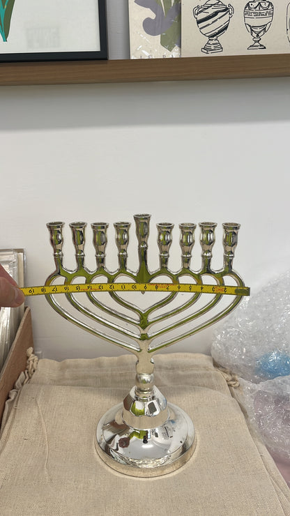 חנוכיה לב | נחושת | גודל גדול