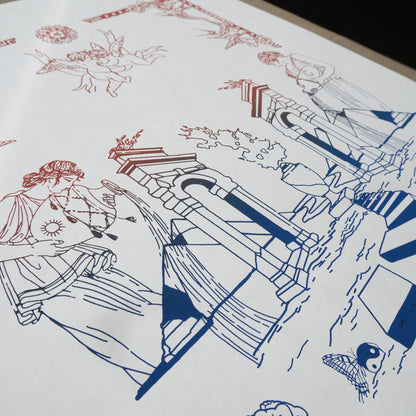 As Above, So Below Screen Print