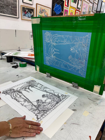Tigers Temple Screen Print