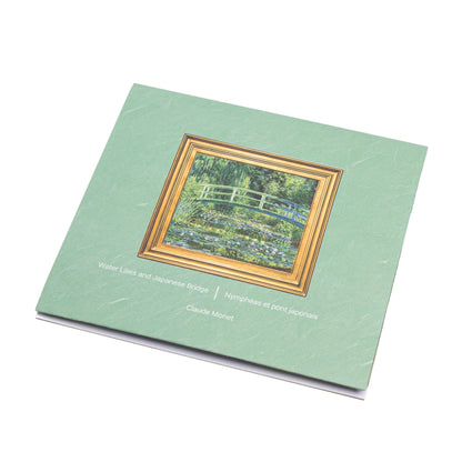 Pop Up Card- Water Lilies and Japanese Bridge