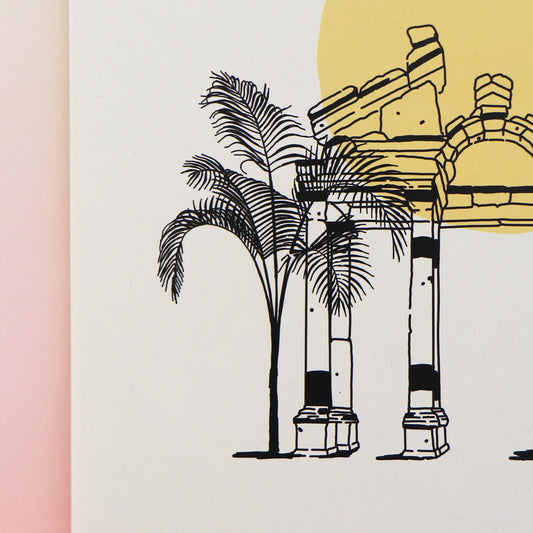 Biggest Sunset Ever | 30*30 | Framed Print