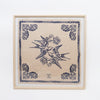 Framed Silk Scarf - Birds and Roses