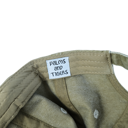 Washed Light Green Cap | Embroidered Paradise