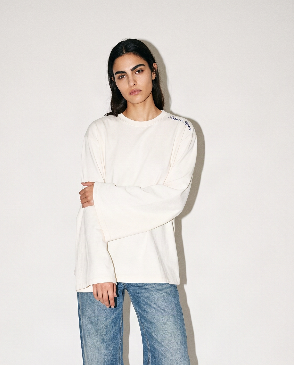 Long Sleeve Shirt in Cream