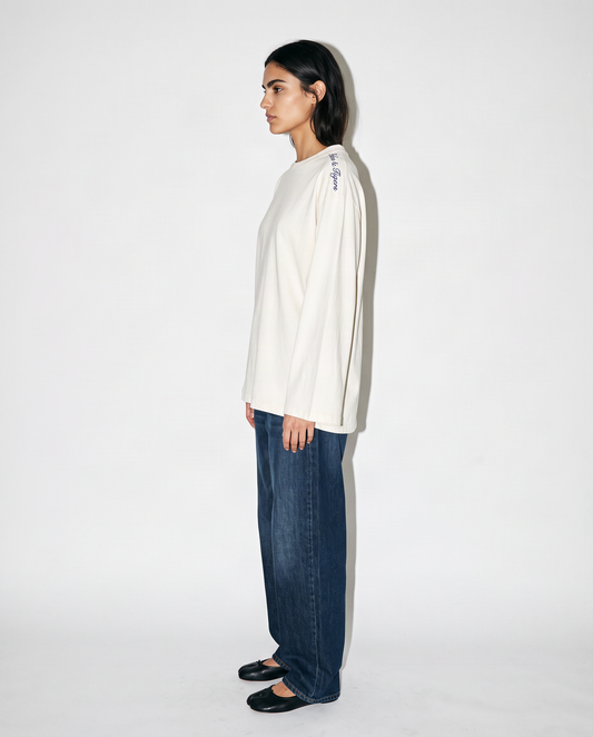 Long Sleeve Shirt in Cream