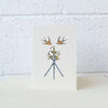 Greeting Card- Dagger and Swallows
