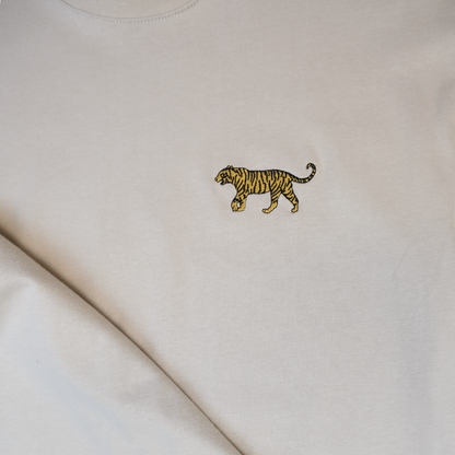Logo T-Shirt in Sand | Over Size | Box T