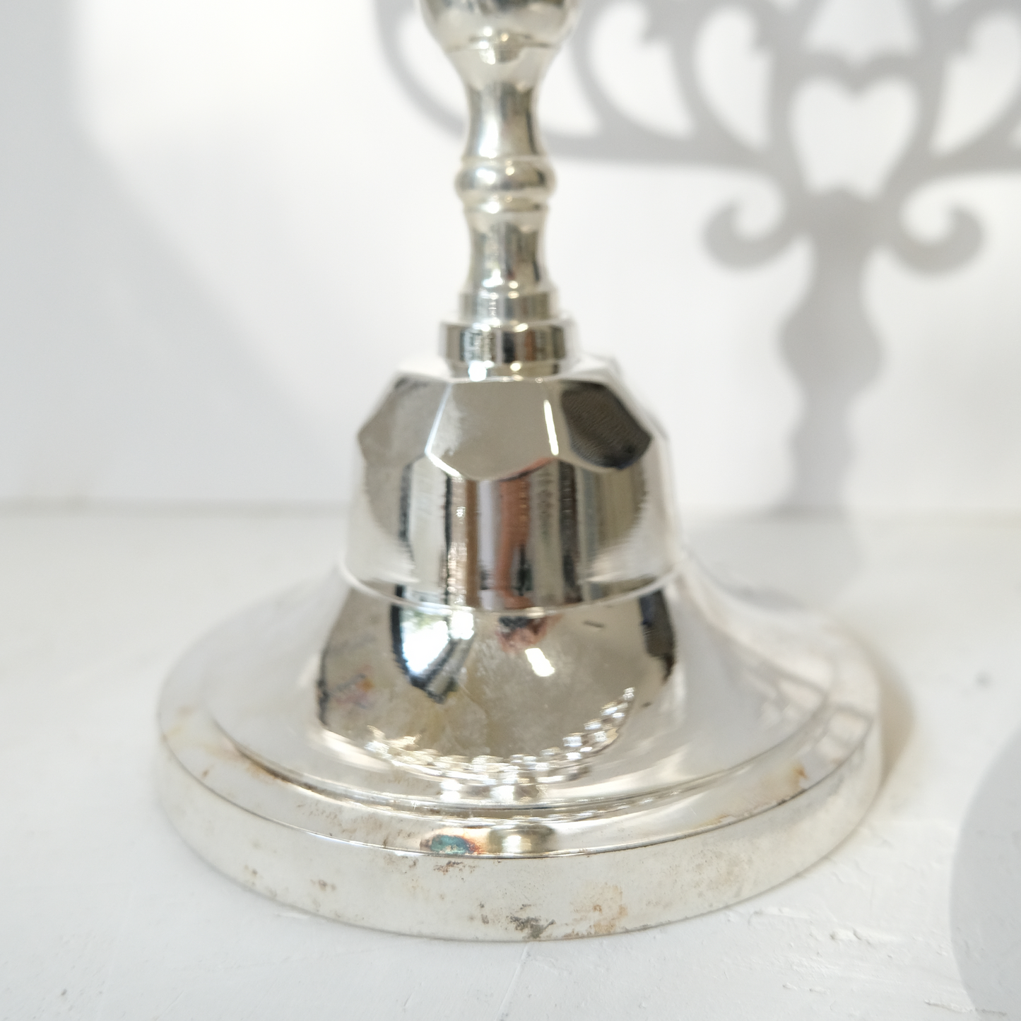 חנוכיה עיטורים | ציפוי כסף | גודל גדול