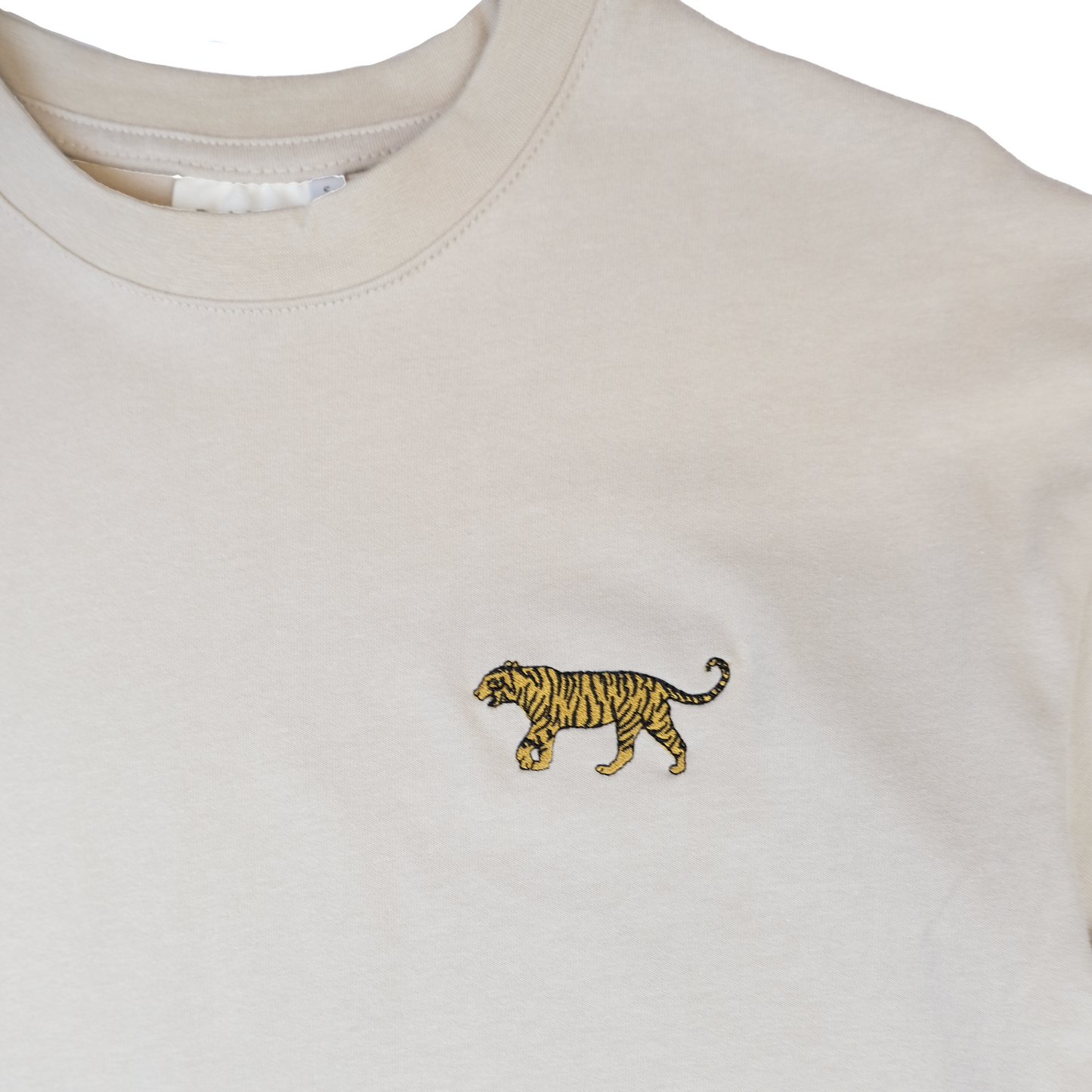 Logo T-Shirt in Sand | Over Size | Box T