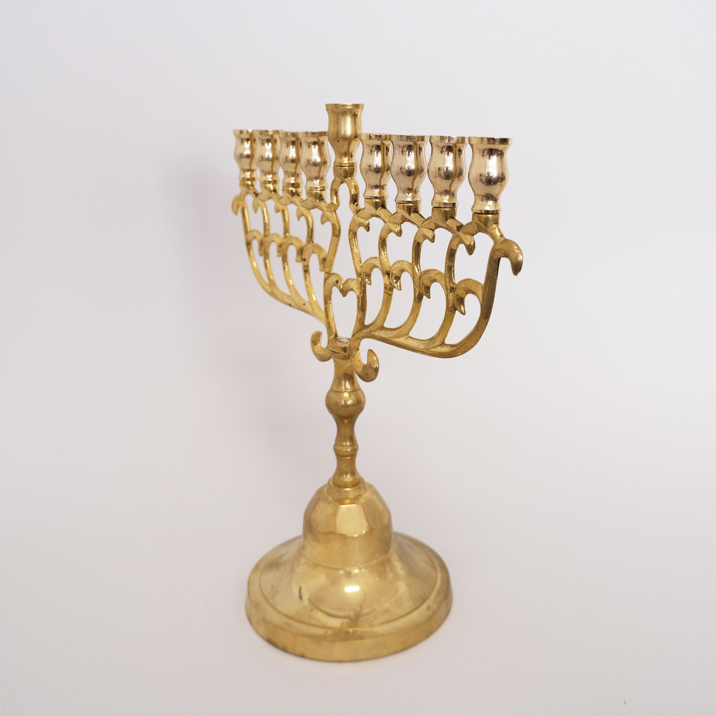 Hanukah Lamp-Golden Heart Large