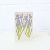 Greeting Card- Violet Irises