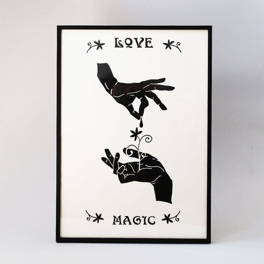 Love Magic | A4 | Framed Print