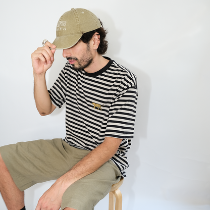 Washed Light Green Cap | Embroidered Paradise