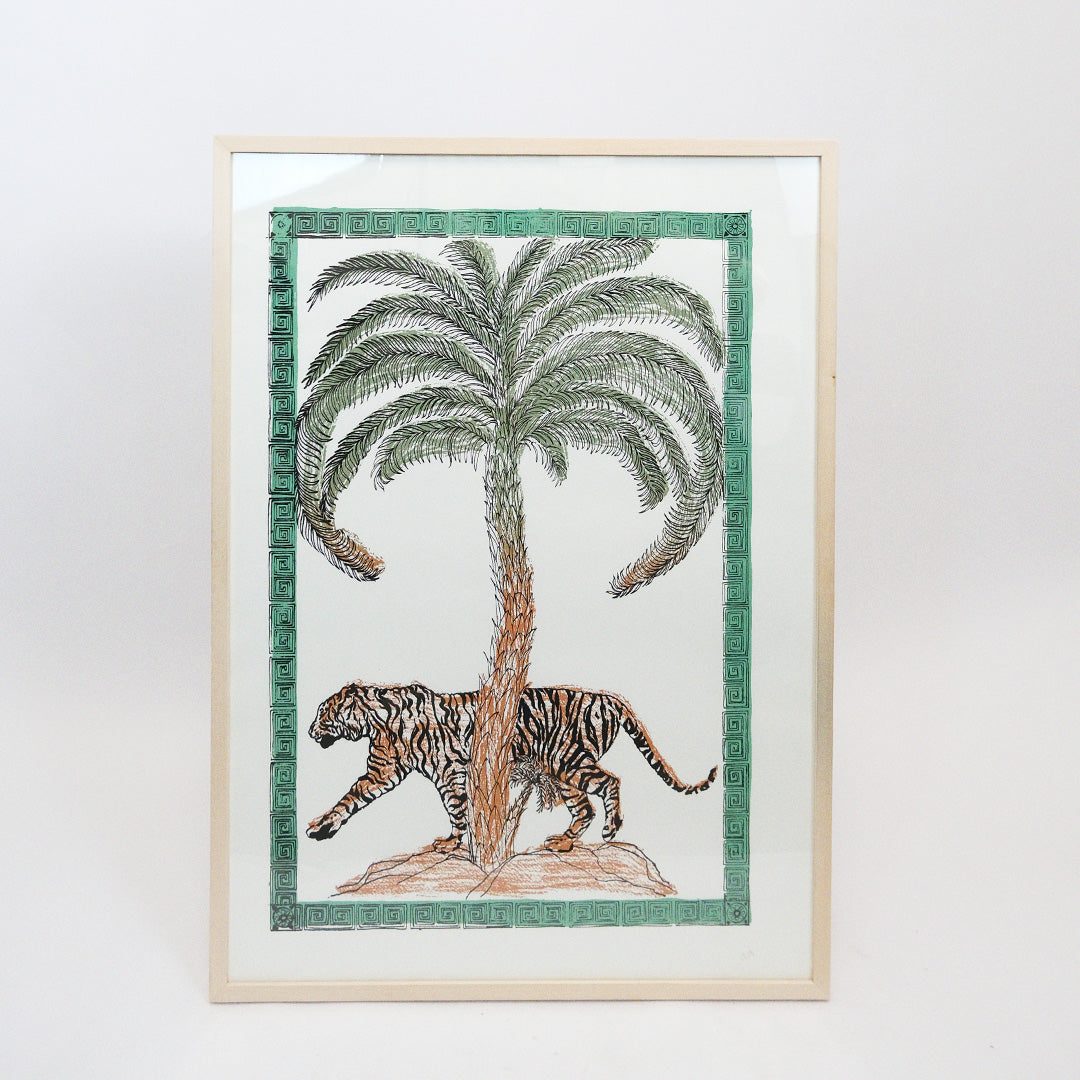 Tiger Oasis: Limited Edition Screen Print