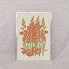 Framed Flowers Print | A3 in Silver