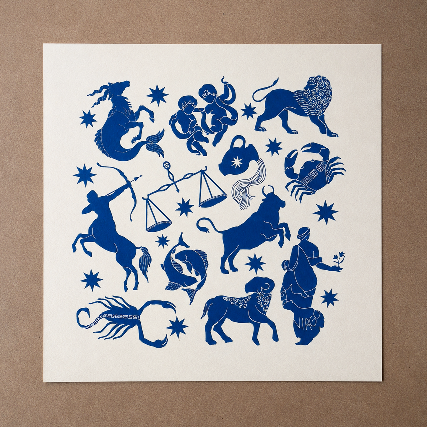 Zodiac Screen Print