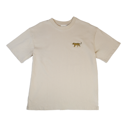 Logo T-Shirt in Sand | Over Size | Box T