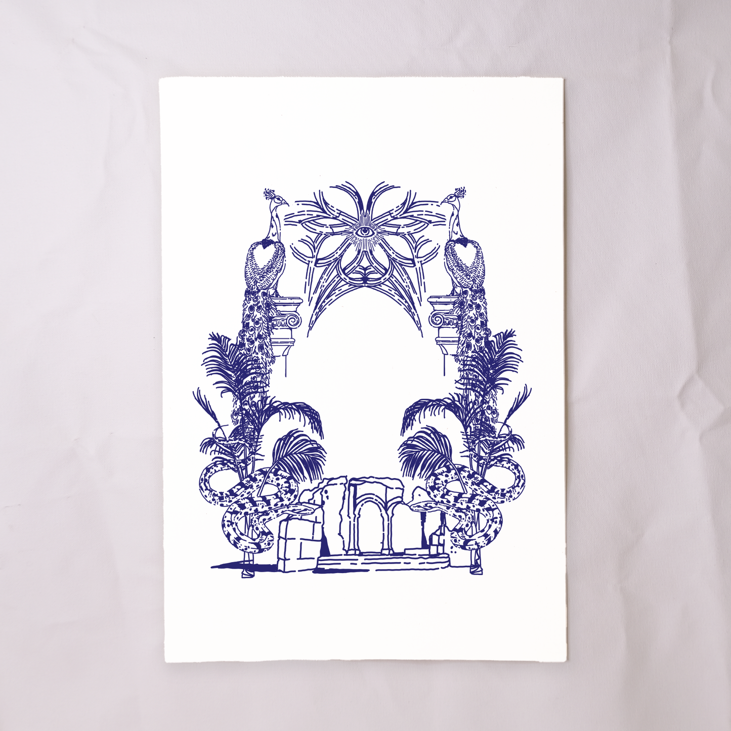 Pardes in Blue |A4| Digital Print