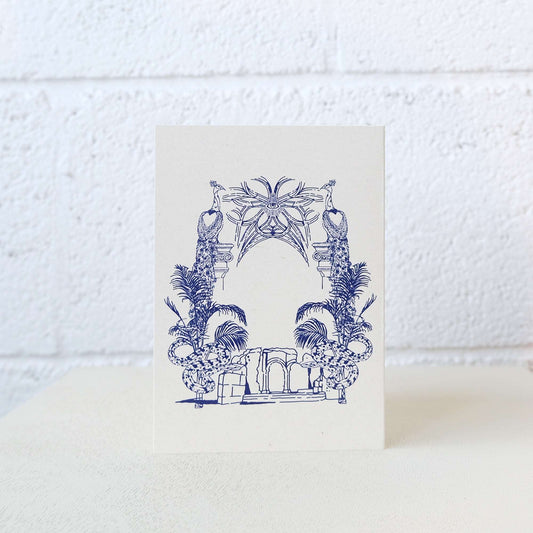 Greeting Card- Blue Paradise