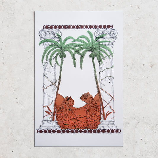 Tigers Temple Screen Print
