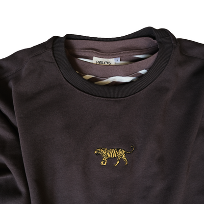 Tiger Sweater In Chocolate