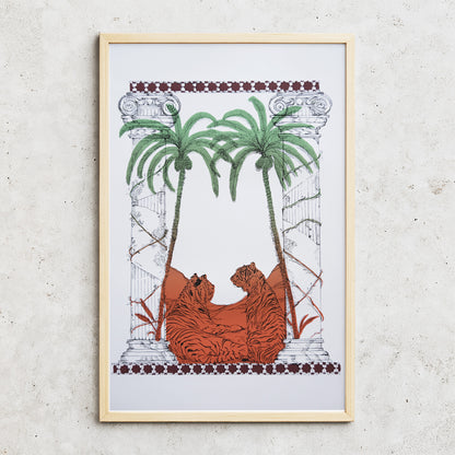 Tigers Temple Screen Print
