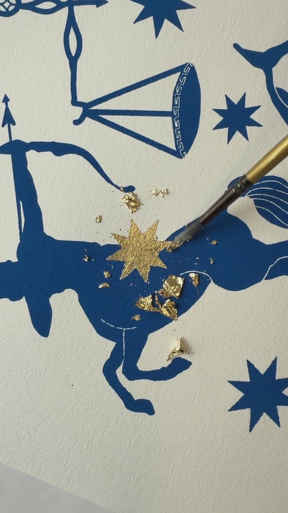 Zodiac Screen Print
