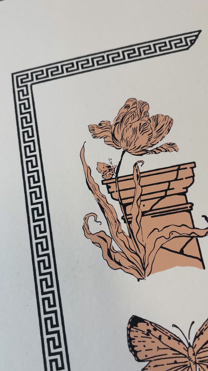 Greek Pillars Collection Screen Print