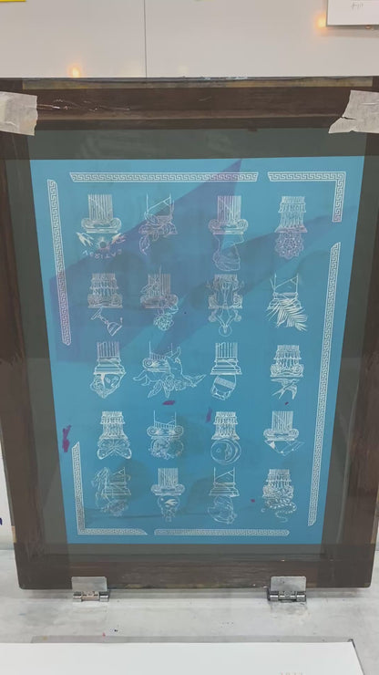 Greek Pillars Collection Screen Print