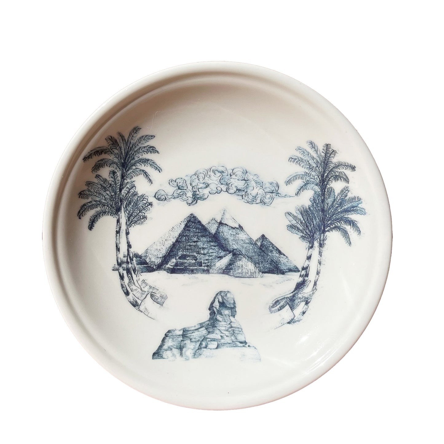 Pyramids Porcelain Plate