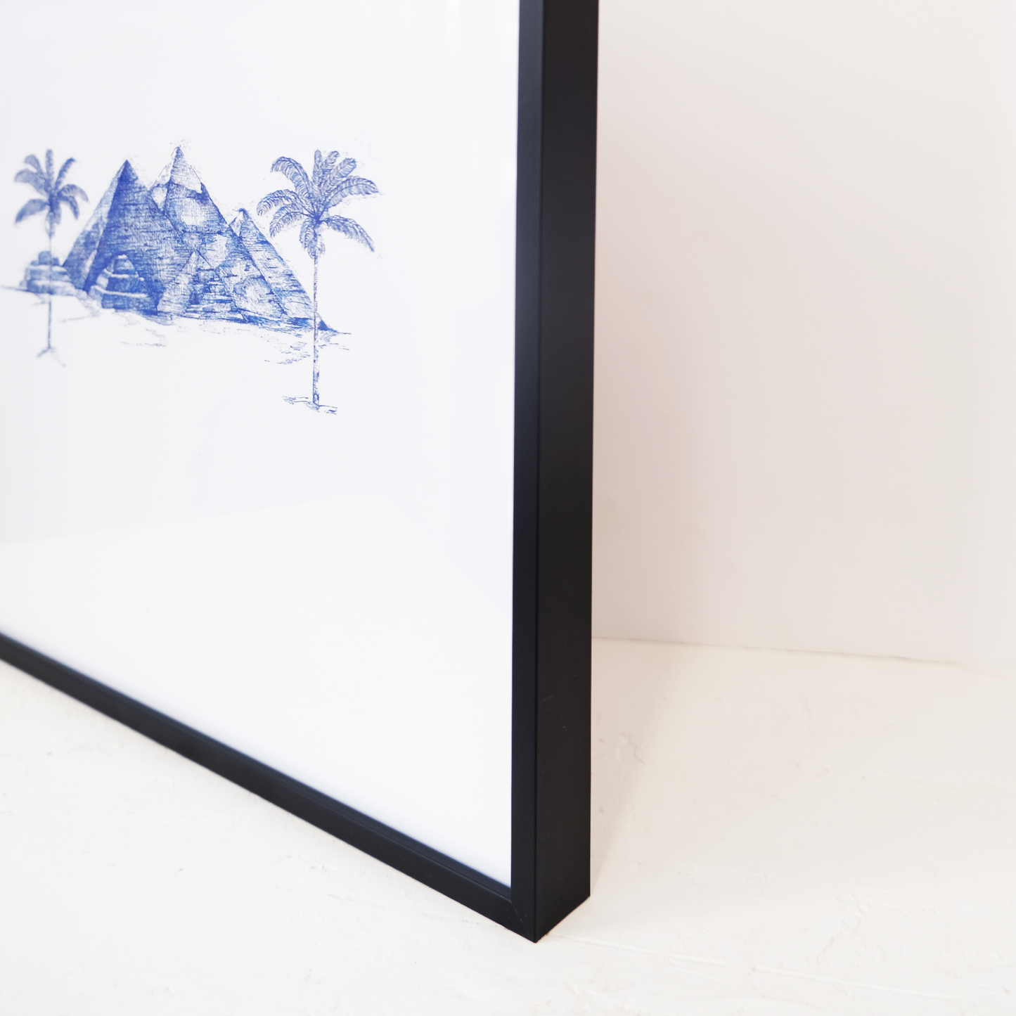 הפירמידות | הדפס דיגיטלי ממוסגר | 30*30