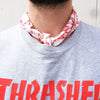 Bandana Scarf : Unique Print in Red
