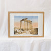 Ancient Temple Ruins at Sunset - Limited Edition Screen Print
