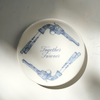 Together Forever | Porcelain Plate | Blue