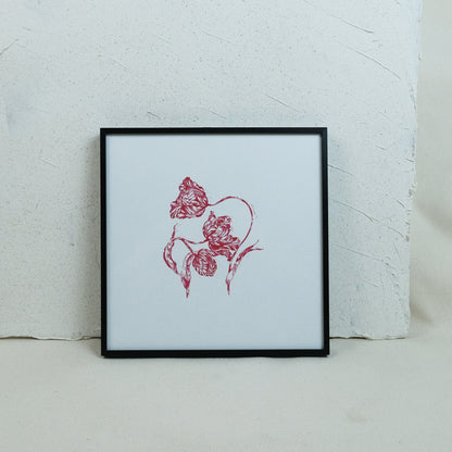 Tulips Botanical Print- framed