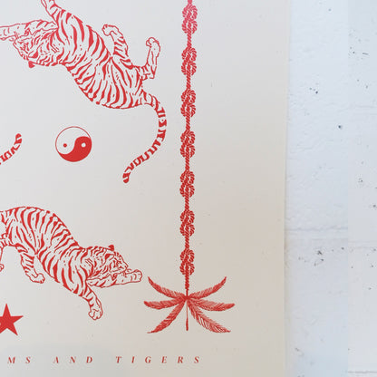 Kismet Tigers Print- Red