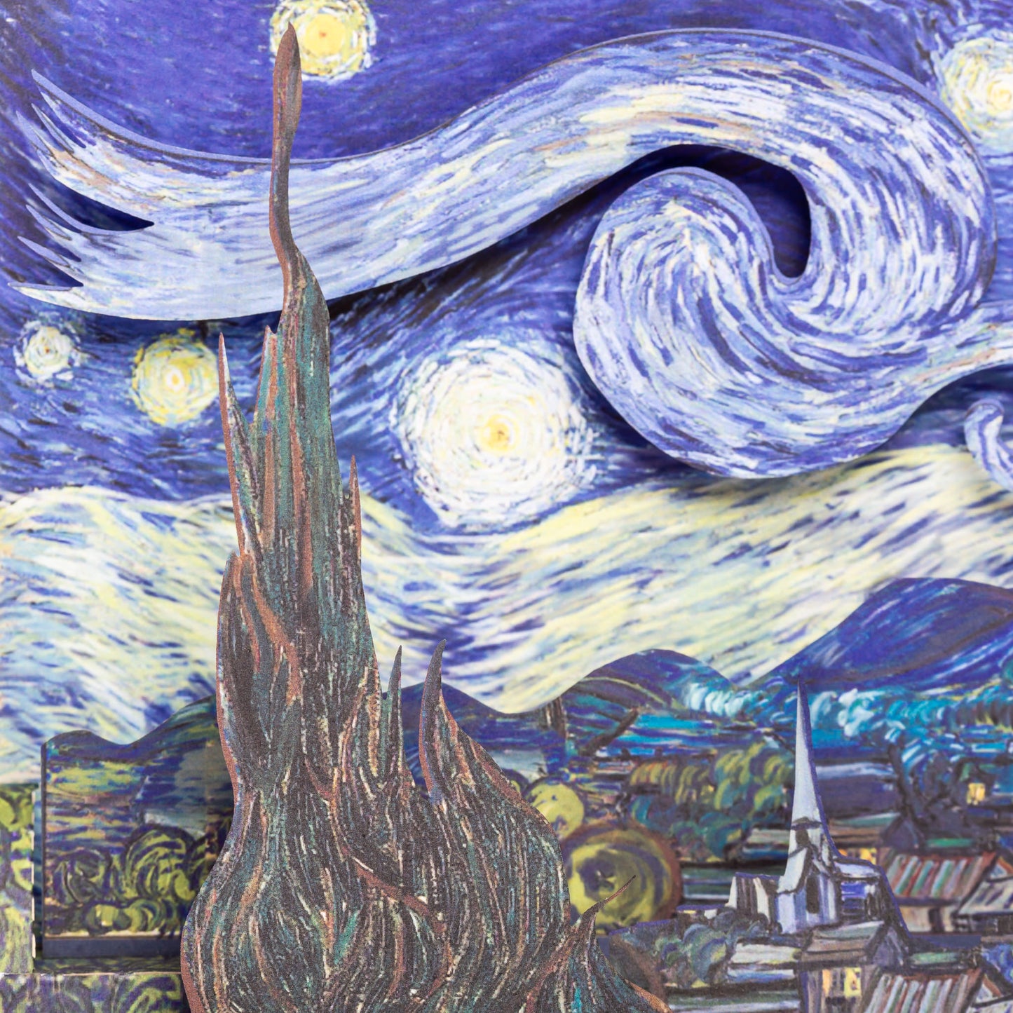 Pop Up Card- The Starry Night