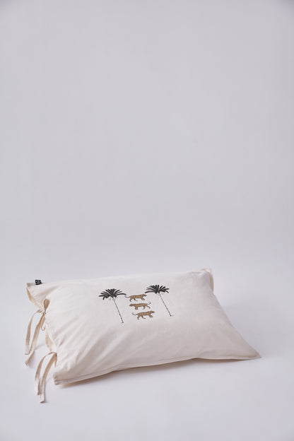 Palms and Tigers Archive Pillow Cases