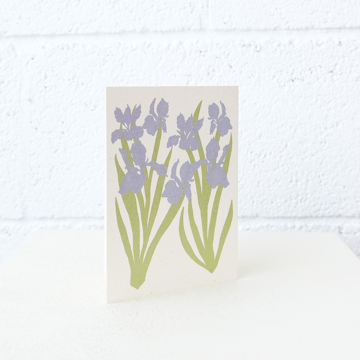 Greeting Card- Violet Irises